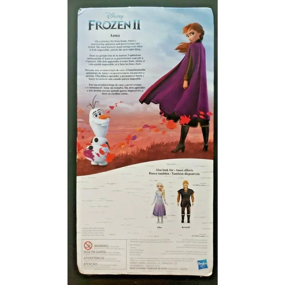 Disney Frozen 2 Anna Doll 11 in Long Red‎ Hair Frozen 2 Hasbro NEW Sealed BD10